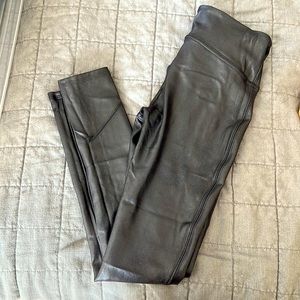 Spanx leather leggings